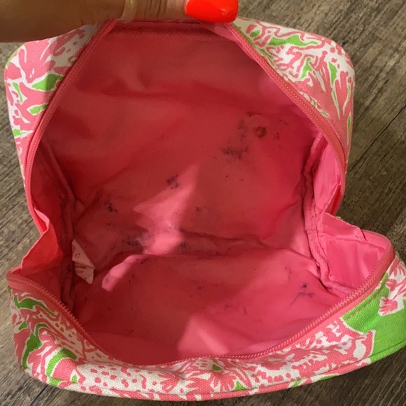 Lilly Pulitzer Cosmetic Makeup Travel Toiletry Bag Case SELL ASAP - Picture 9 of 10